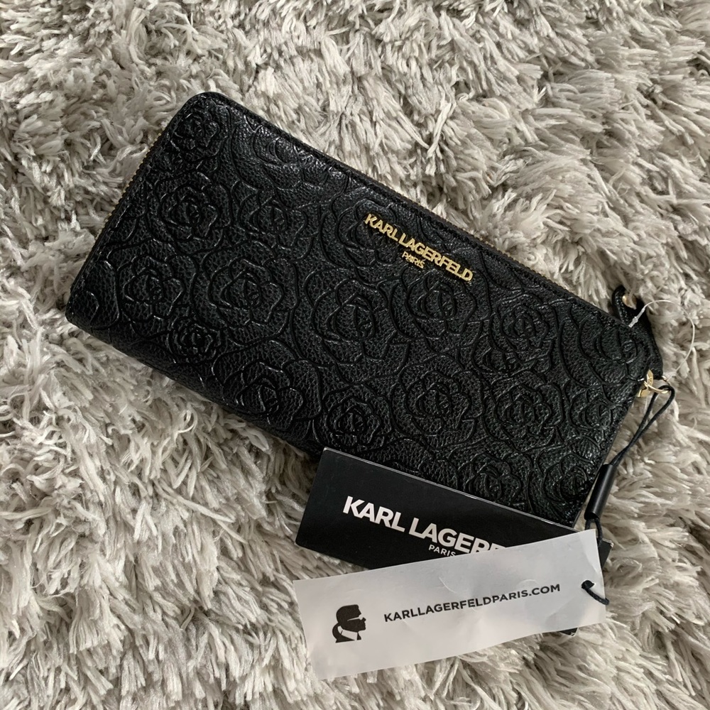 Black Rose Wallet Karl Lagerfeld